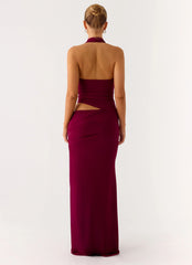 Almost Love Maxi Dress - Plum