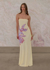 Amelle Maxi Dress - Purple Floral