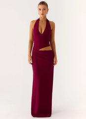 Almost Love Maxi Dress - Plum